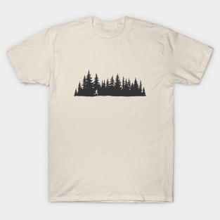 Running Pine Tree Forest T-Shirt